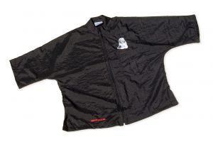 Groomer-Jacke schwarz mit Beardie Gr.L/XL